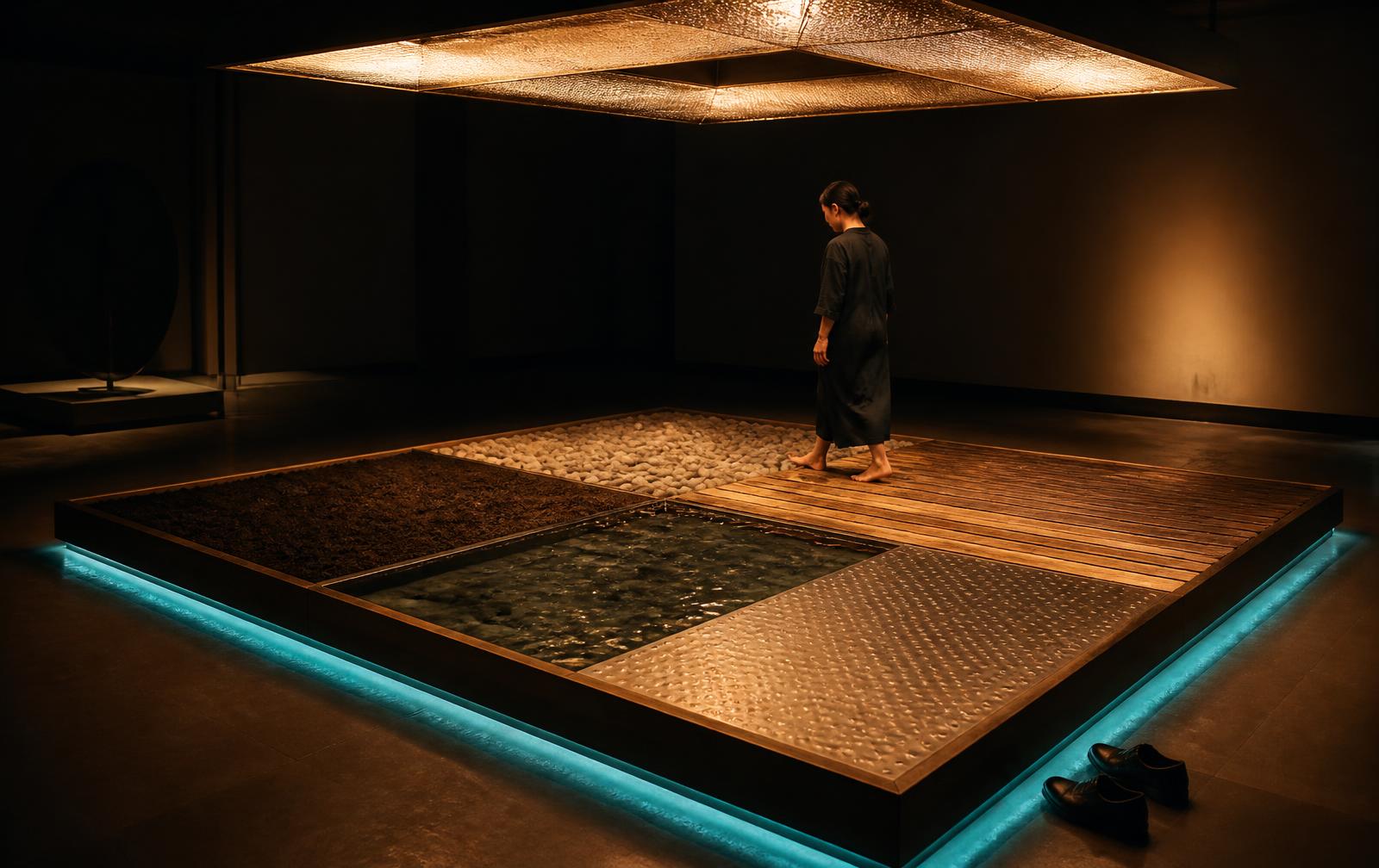 SENSORY SANDBOX · WATER SOIL STONE WOOD METAL